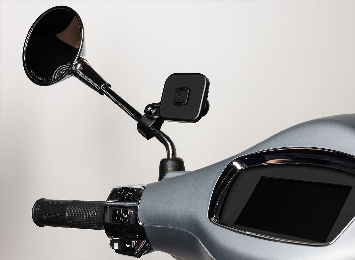 Mobile Motorcycle Mount Mirror Mount Black