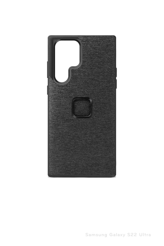 Mobile Everyday Fabric Case Samsung S22 Ultra Charcoal