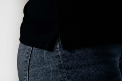 Team polo shirt Core Line. Black. Women. Size M.