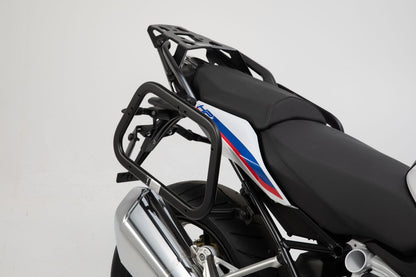 TRAX ADV Aluminium Case System 37/37 litre BMW R 1200 R/RS, R 1250 R/RS Black