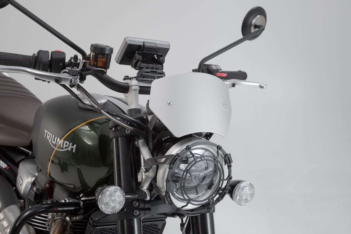 Windscreen Triumph Scrambler 1200 XC / XE (18-). Grey