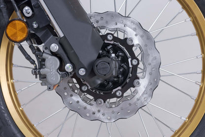 Slider set for front axle Black. Yamaha Ténéré 700 World Raid (25-).