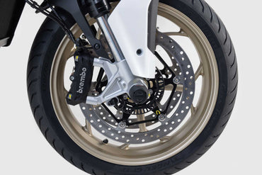 Slider set for front axle Moto Guzzi V100 Mandello/S (22-) Black