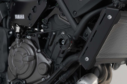 Slider set for frame Black Yamaha XSR700 (15-)