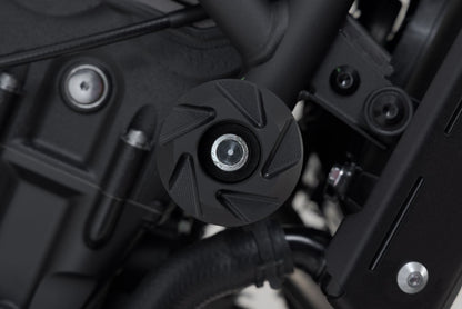 Slider set for frame Black Yamaha XSR700 (15-)