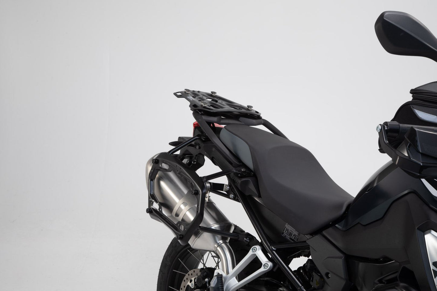 TRAX ADV Aluminium Case System 45/37 litre BMW F750GS, F850GS/Adv (17-) Black