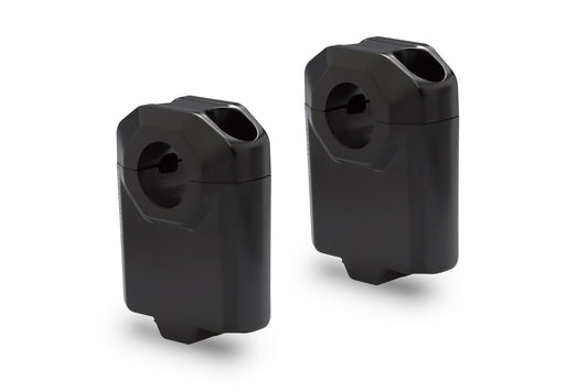 Bar riser for Ø 22 mm handlebar H=50 mm Black
