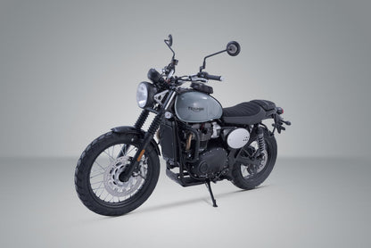 SLC Side Carrier Left Triumph Street Twin/ Scrambler/ Cup, Thruxton TFC