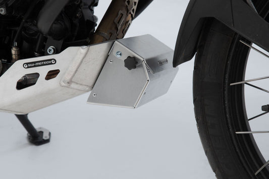 Tool box for engine guard 197x87x132 mm Aluminium Silver