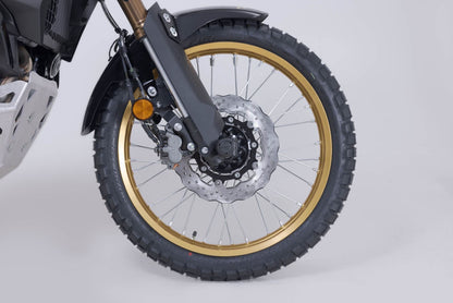 Slider set for front axle Black. Yamaha Ténéré 700 World Raid (25-).