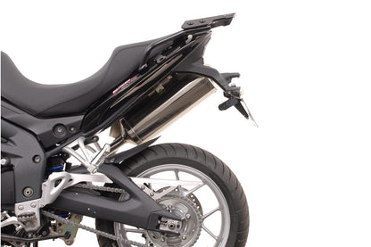 TRAX ADV Aluminium Case System 45/37 litre Triumph Tiger 1050 (06-12) Silver