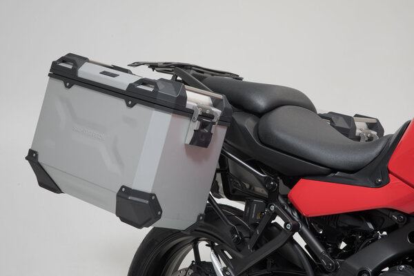 TRAX ADV Aluminium Case System 45/45 litre Yamaha Tracer 9 (20-) Silver
