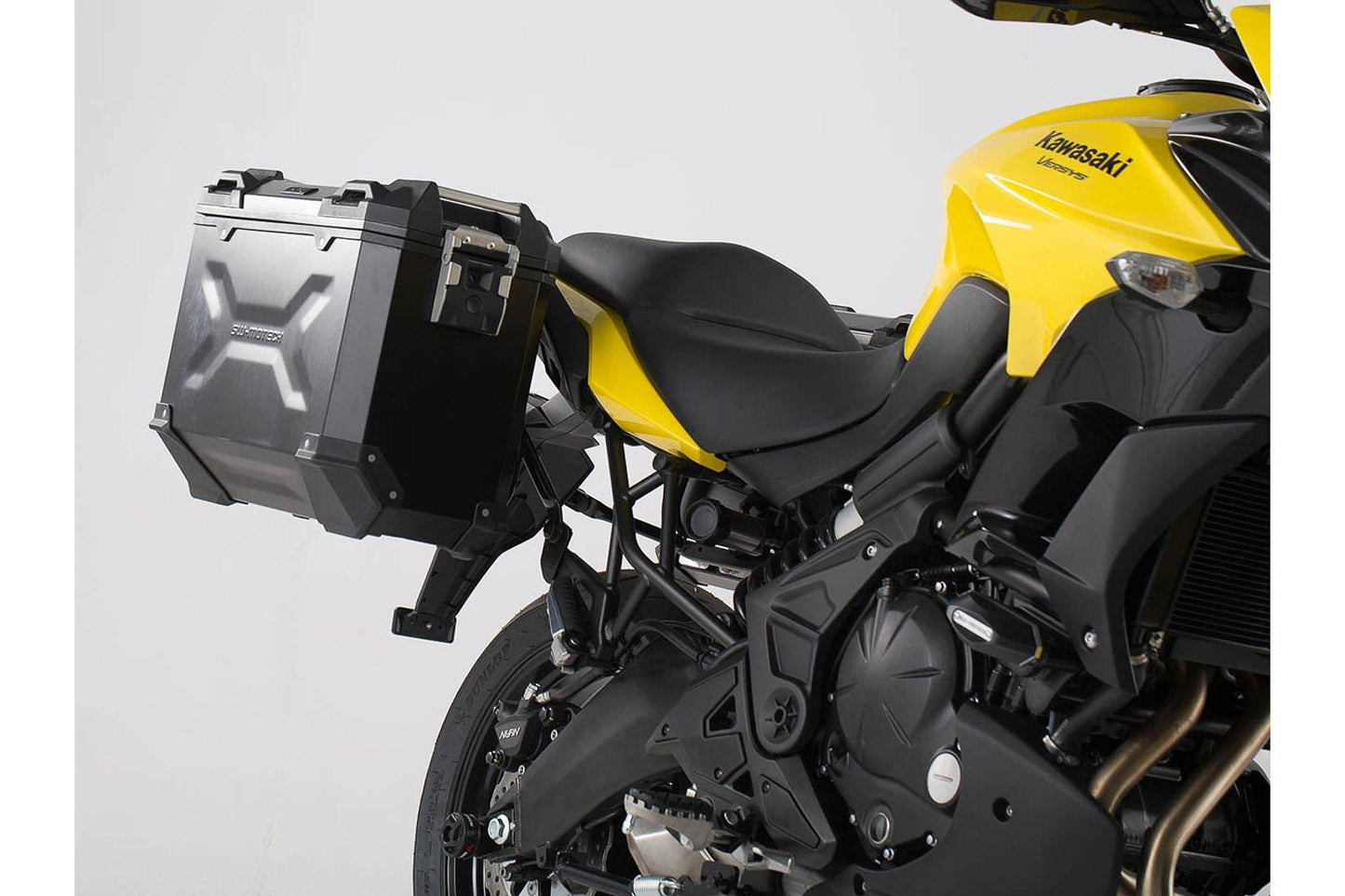 TRAX ADV Aluminium Case System 37/37 litre Kawasaki Versys 650 (15-) Black