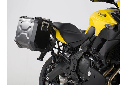 TRAX ADV Aluminium Case System 37/37 litre Kawasaki Versys 650 (15-) Black