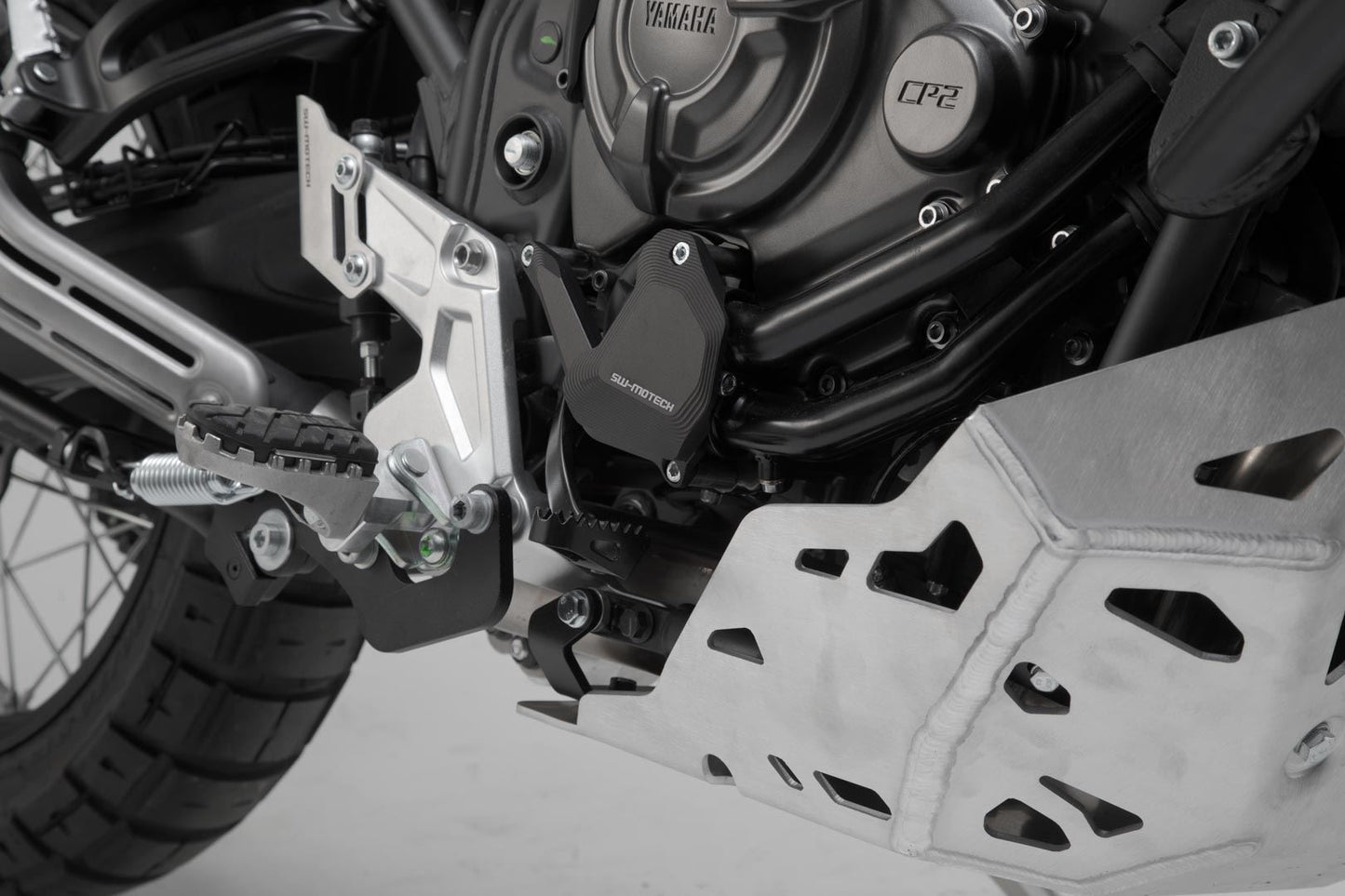 Water pump protection Yamaha Ténéré 700 (19-). Silver/black