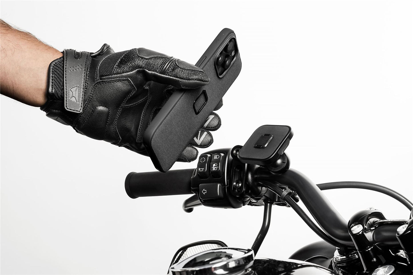 Mobile Motorcycle Mount Brake/Clutch Mount Black