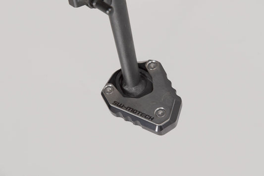 Extension for Side Stand Foot Kawasaki Versys 650 (15-), Z H2 (19-) Black/Silver