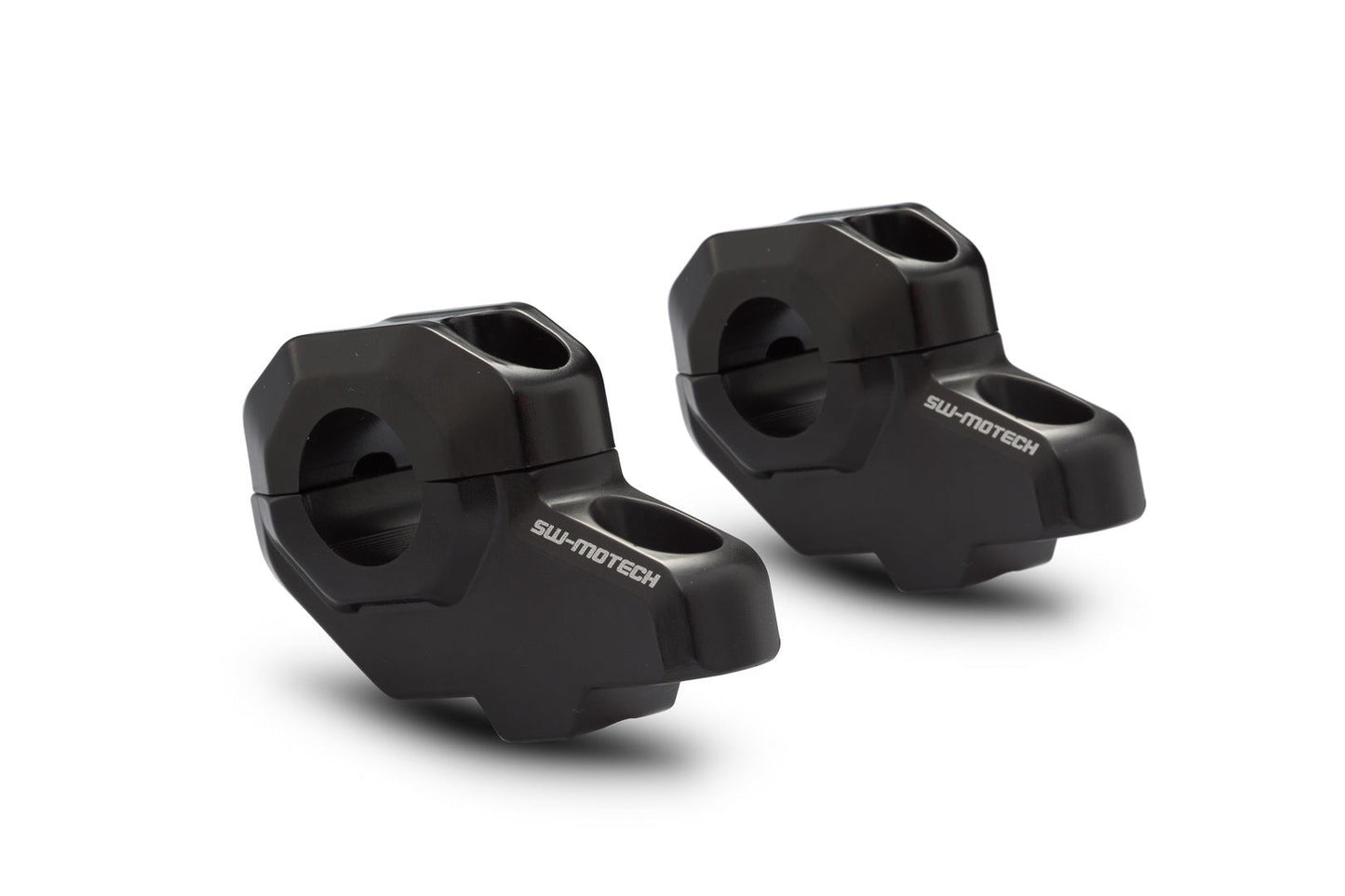 Bar back for Ø 28 mm handlebar H=30 mm Back 22 mm. Black