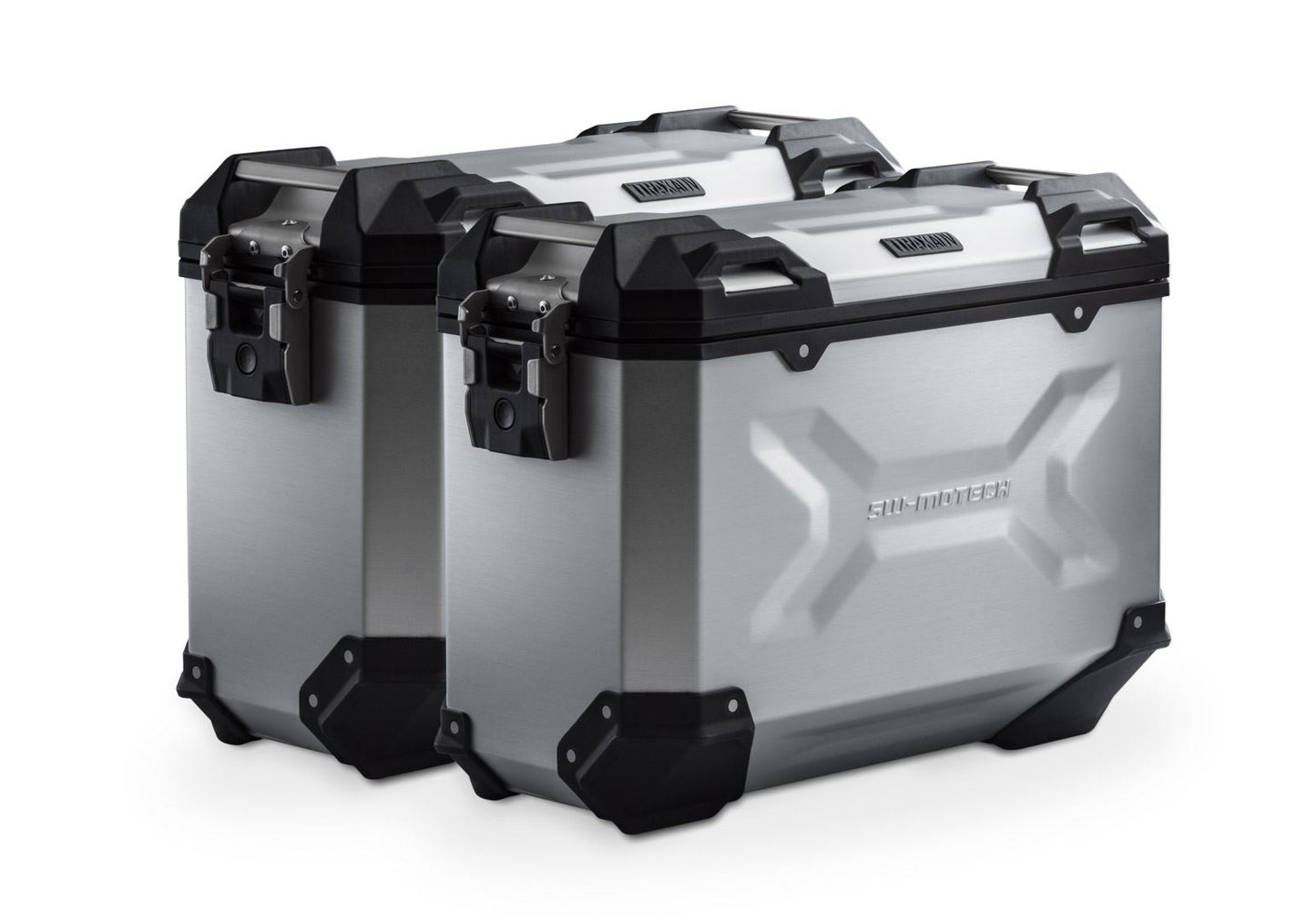 TRAX ADV aluminum case system Silver 37/37 l. Ducati Multistrada V4 (20-).