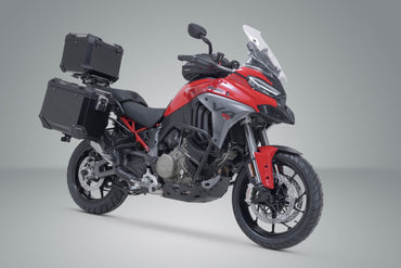 Adventure Set TRAX ADV Black. Ducati Multistrada V4 (20-).