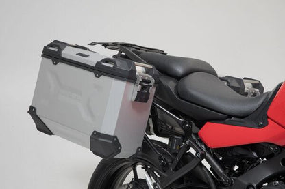 TRAX ADV Aluminium Case System 37/37 litre Yamaha Tracer 9 (20-) Silver