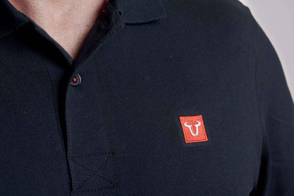 Polo shirt Core Line. Black. Men. Size 3XL.