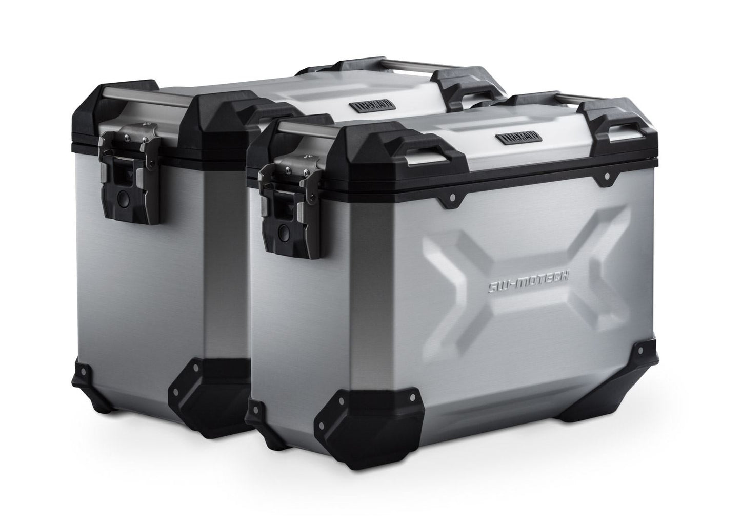 TRAX ADV aluminium case system Silver. 45/37 l. CFMoto 800MT-X (24-).