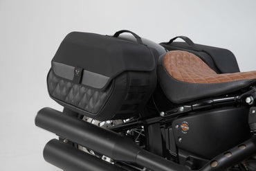 Legend Gear Side Bag System LH Harley-Davidson Softail Str Bob (17-),Standard (20-)