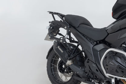 TRAX ADV aluminium case system + Akrapovic Silver. 45/45 l. BMW R 1300 GS (23-).