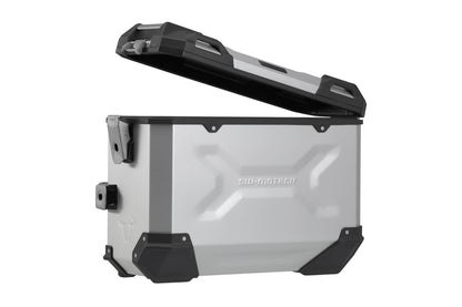 TRAX ADV aluminum case system Silver. 45/45 l. Ducati Multistrada V4 (20-).