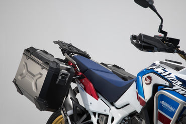 TRAX ADV Aluminium Case System 45/37 litre Honda CRF1000L / Adv Sports (18-) Silver