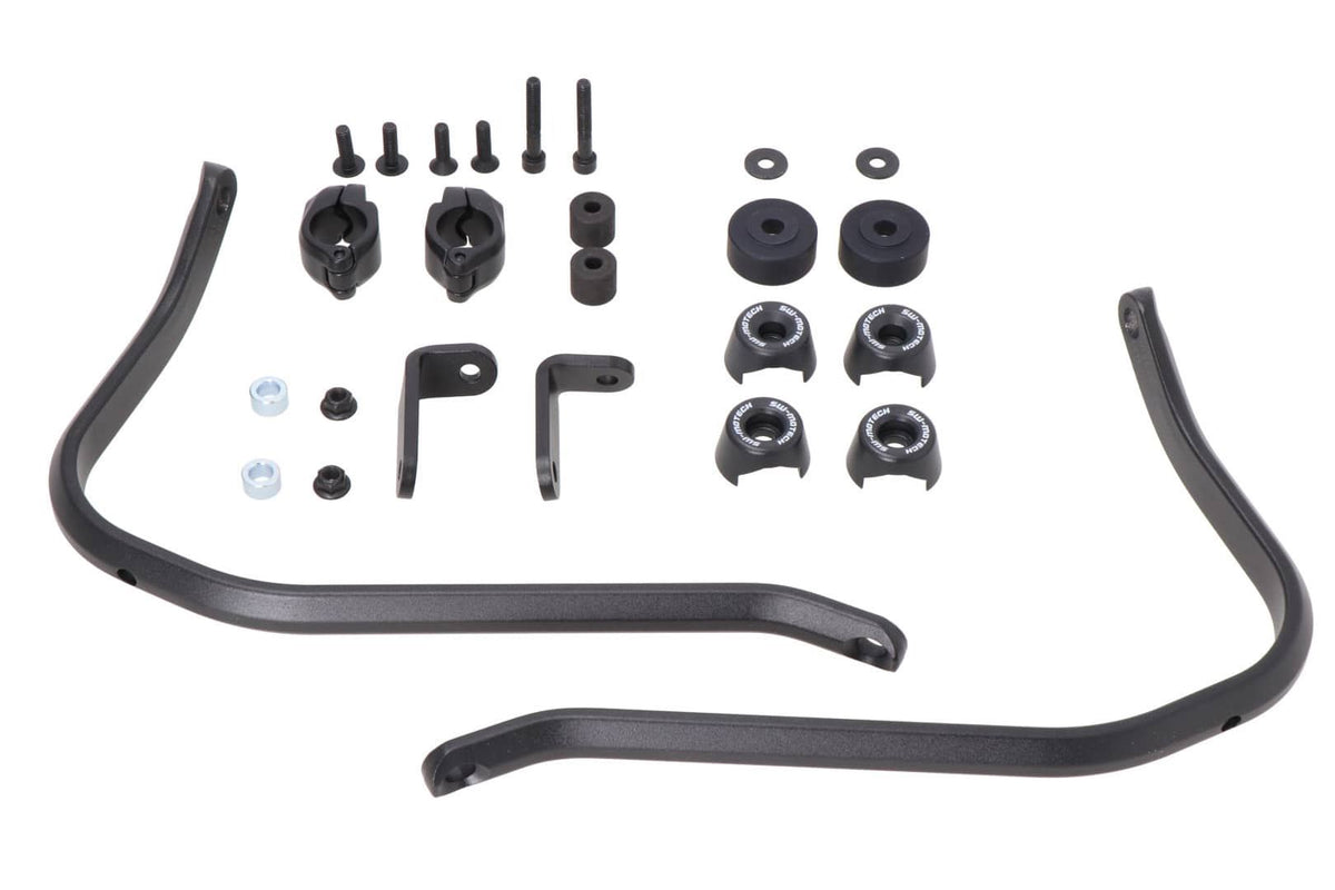 Handguard mounting kit Black. KTM, Royal Enfield, Yamaha models.