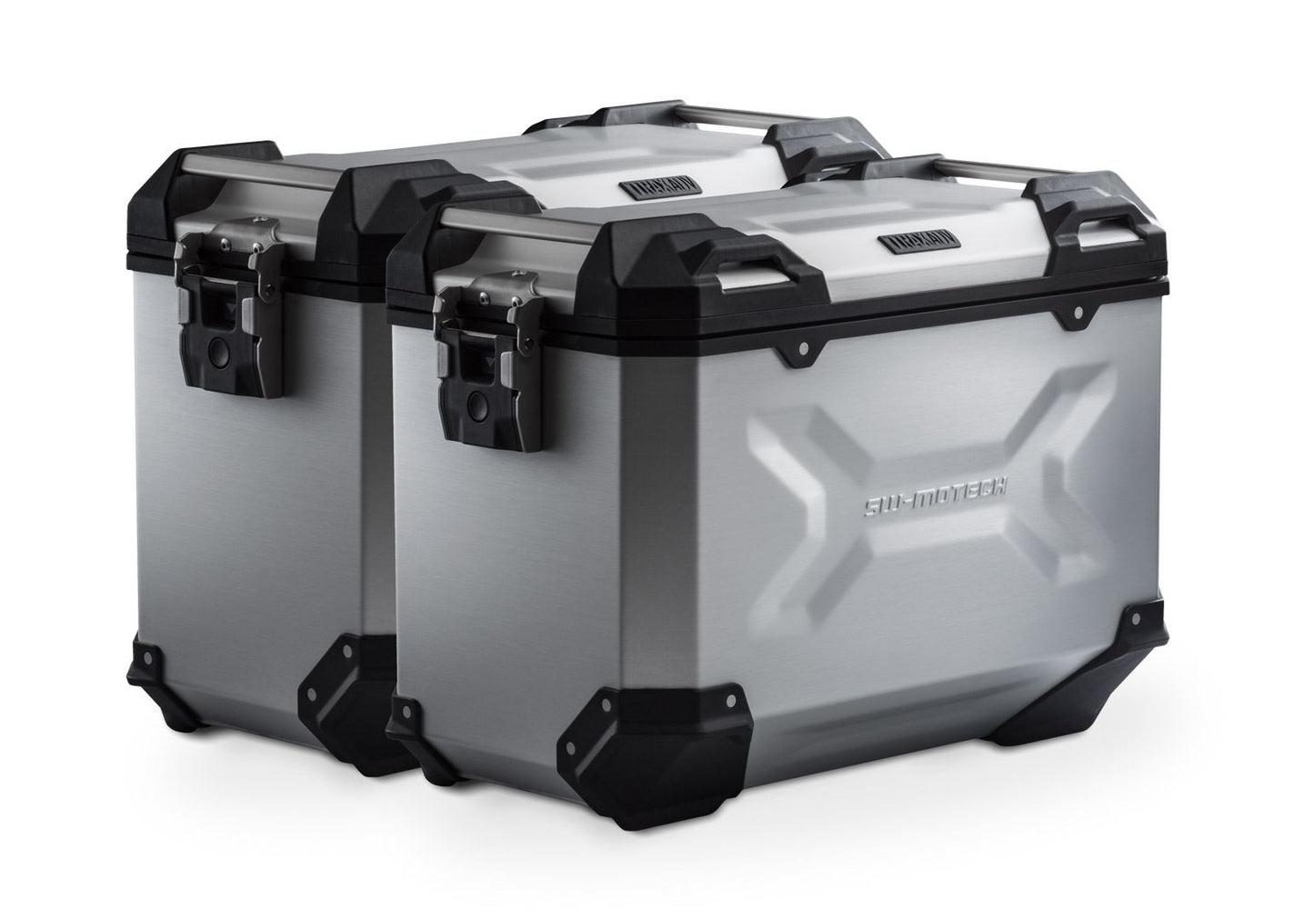 TRAX ADV aluminium case system Silver. 45/45 l. Yamaha Tracer 7 / GT (25-).