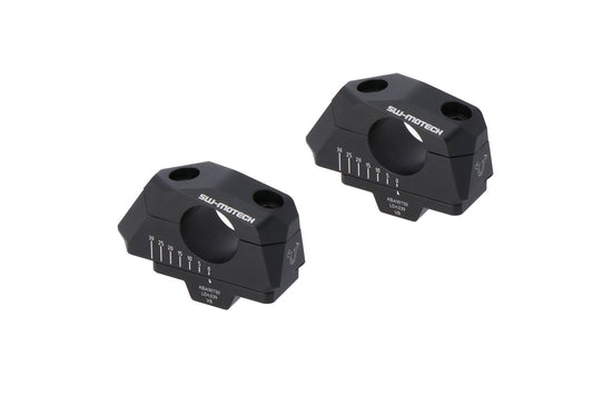 Bar Back Variable for Ø22 Handlebars H=25mm Back 5/10/15/20/25/30 mm Black